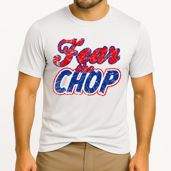 Fear The Chop Legendary Atlanta Baseball TShirt Cooling Performance Crew T-Shirt