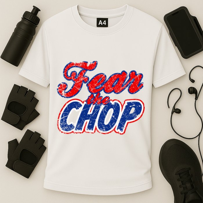 Fear The Chop Legendary Atlanta Baseball TShirt Cooling Performance Crew T-Shirt