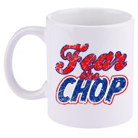 Fear The Chop Legendary Atlanta Baseball TShirt 11oz C Handle Ceramic Mug