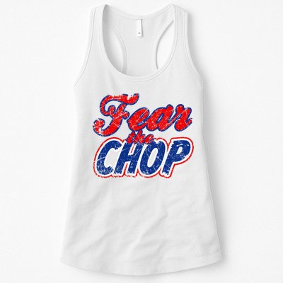 Fear The Chop Legendary Atlanta Baseball TShirt Womens Tank Top