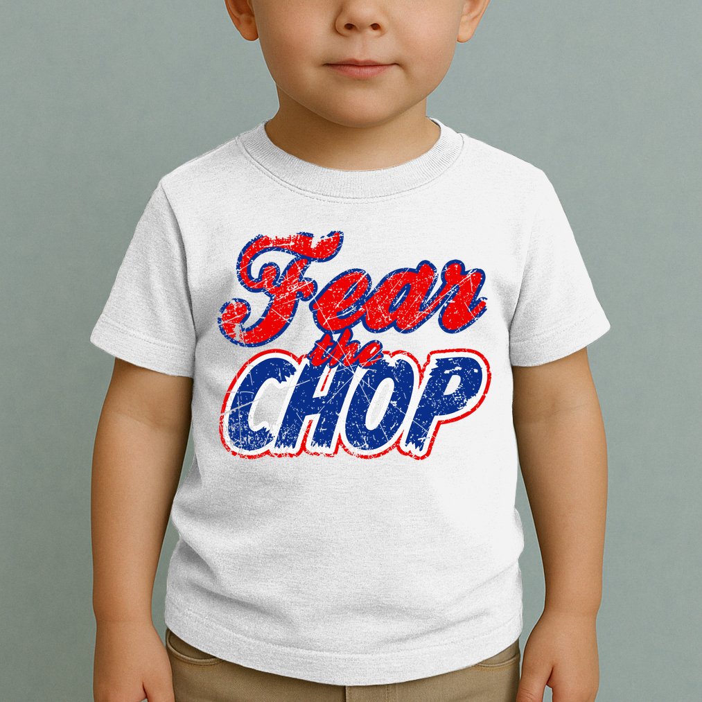 Fear The Chop Legendary Atlanta Baseball TShirt Toddler T-Shirt
