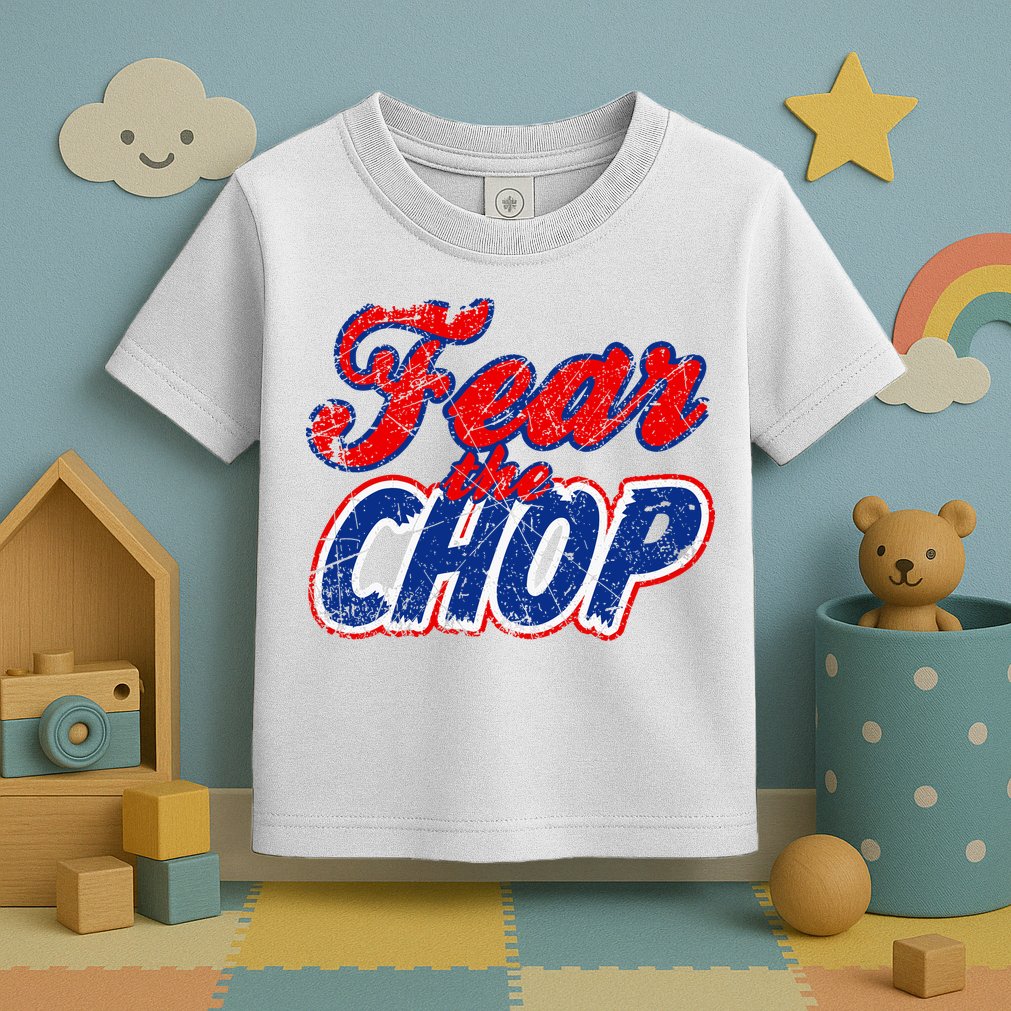Fear The Chop Legendary Atlanta Baseball TShirt Toddler T-Shirt