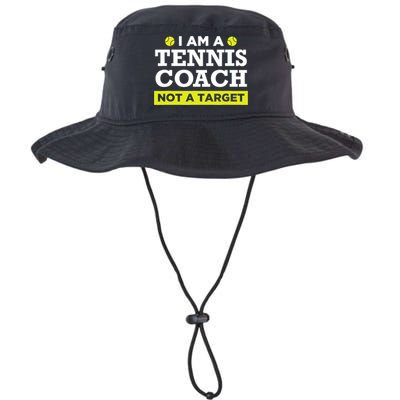 Funny Tennis Coach Gift Not A Target TShirt Bucket Hat