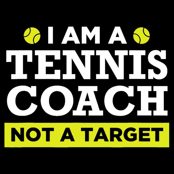 Funny Tennis Coach Gift Not A Target TShirt 16 in Basic Backpack