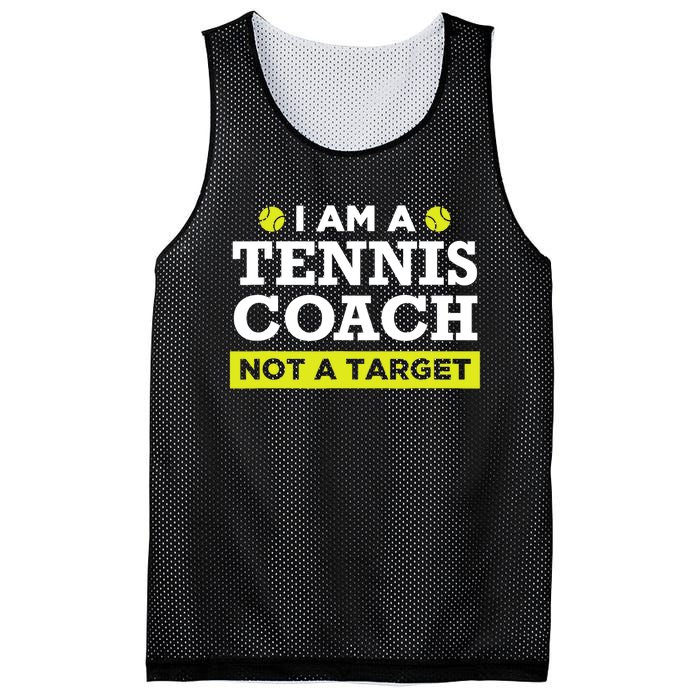 Funny Tennis Coach Gift Not A Target TShirt Mesh Reversible Basketball Jersey Tank