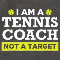 Funny Tennis Coach Gift Not A Target TShirt Vector Backpack