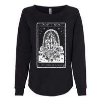 Funny Tarot Card Zero Of Fucks Occult Tarot Reader Reading Womens California Wash Sweatshirt