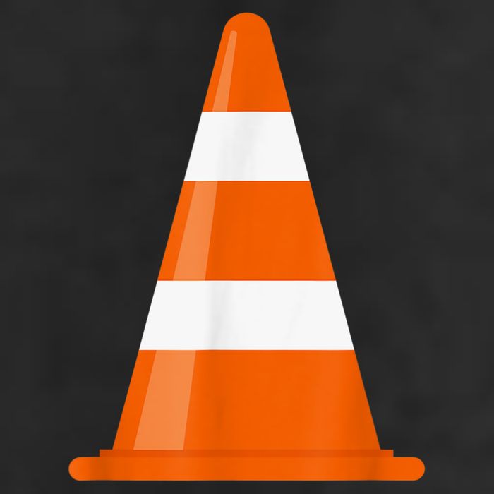 Funny Traffic Cone Costume Easy Simple Halloween Costumes 7 Panel Mesh Trucker Snapback Hat