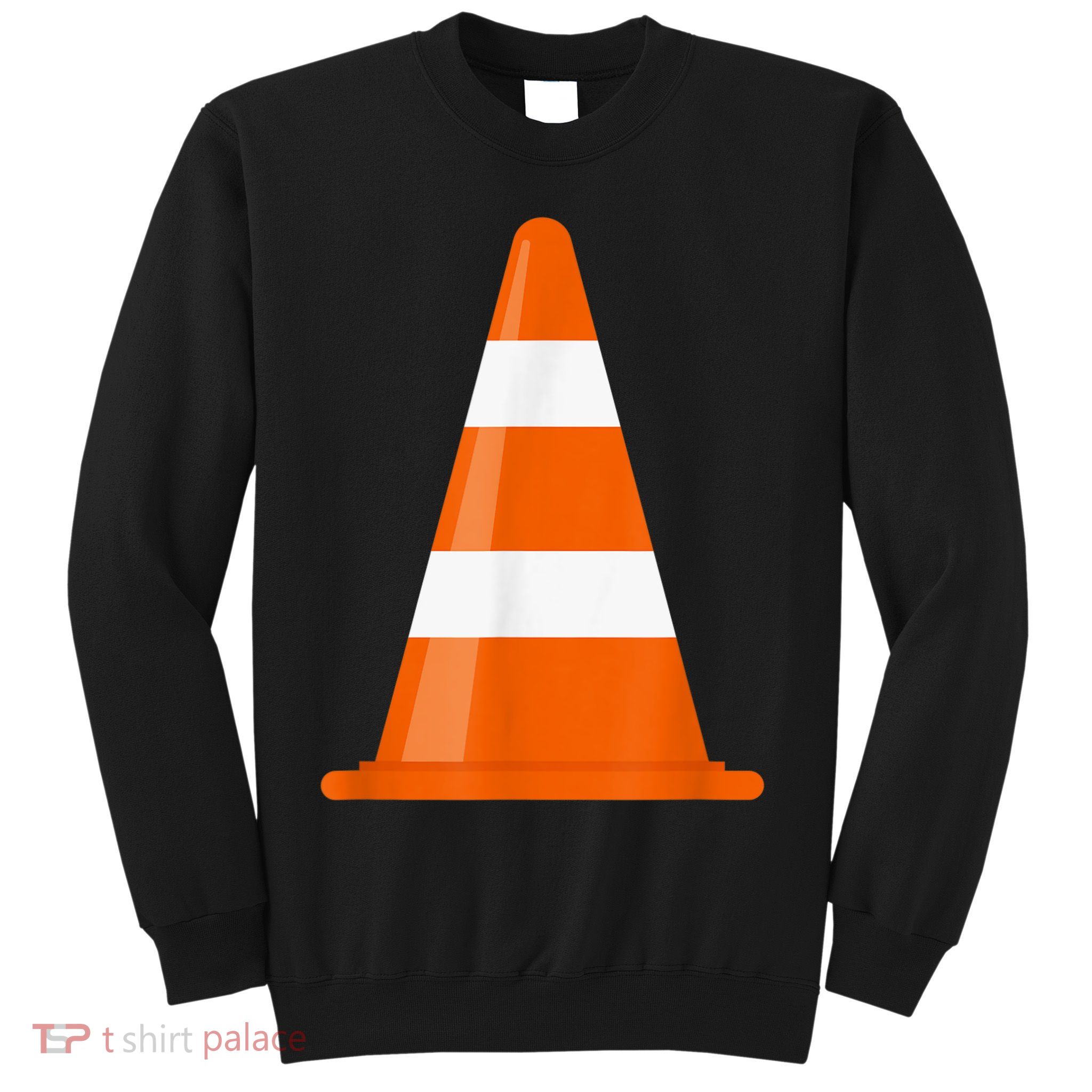Funny Traffic Cone Costume Easy Simple Halloween Costumes Sweatshirt