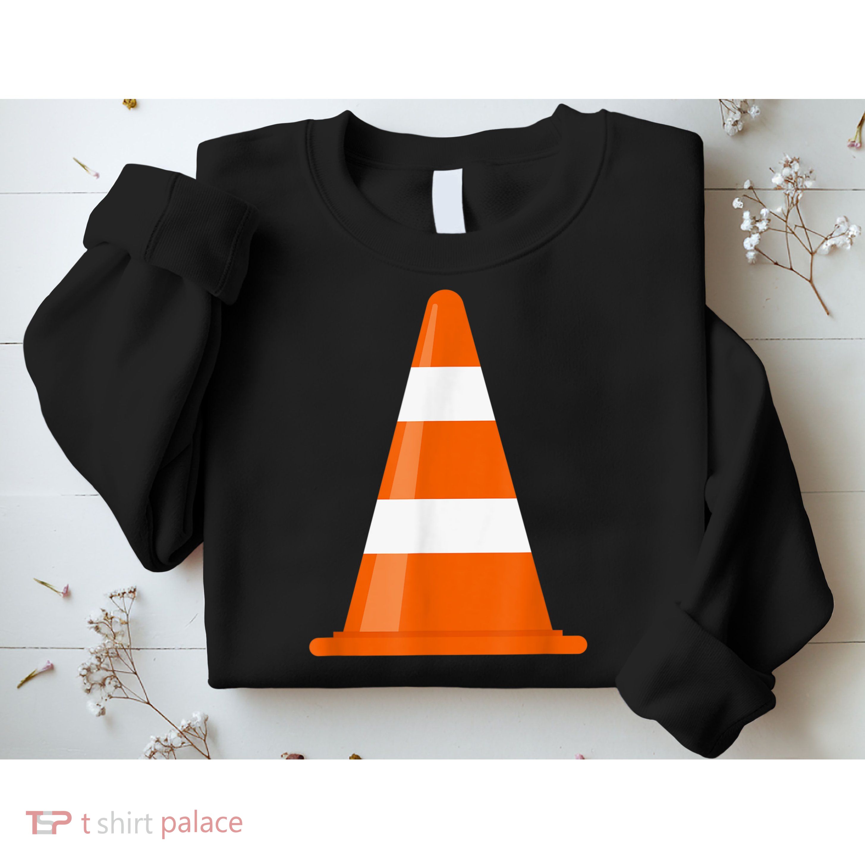 Funny Traffic Cone Costume Easy Simple Halloween Costumes Sweatshirt