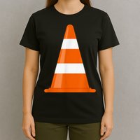 Funny Traffic Cone Costume Easy Simple Halloween Costumes T-Shirt