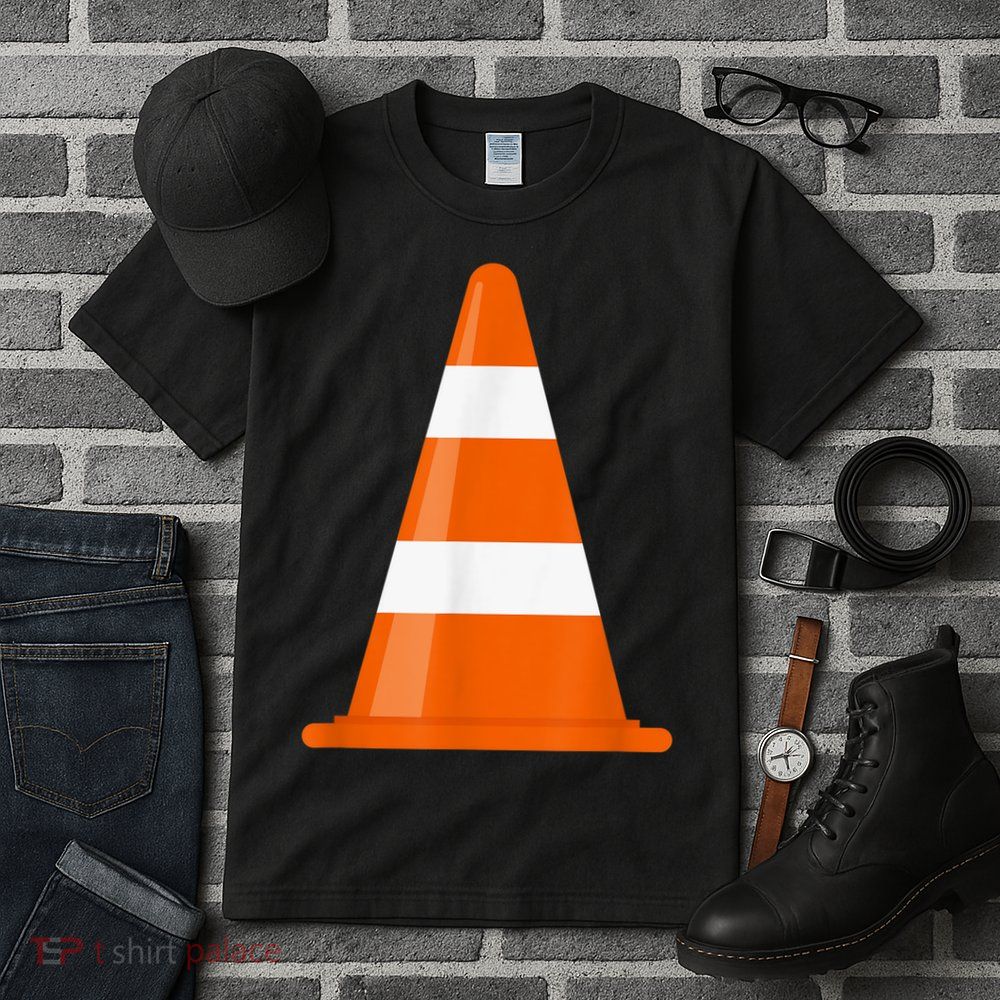 Funny Traffic Cone Costume Easy Simple Halloween Costumes Tall T-Shirt