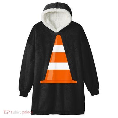 Funny Traffic Cone Costume Easy Simple Halloween Costumes Hooded Wearable Blanket