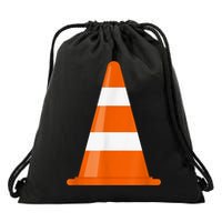 Funny Traffic Cone Costume Easy Simple Halloween Costumes Drawstring Bag