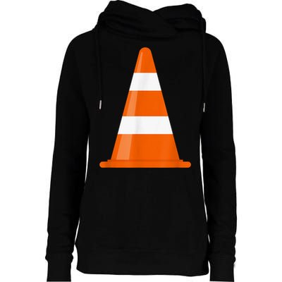 Funny Traffic Cone Costume Easy Simple Halloween Costumes Womens Funnel Neck Pullover Hood