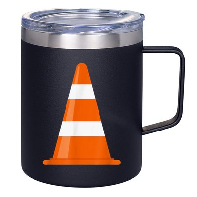 Funny Traffic Cone Costume Easy Simple Halloween Costumes 12oz Stainless Steel Coffee Mug