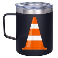 Funny Traffic Cone Costume Easy Simple Halloween Costumes 12oz Stainless Steel Coffee Mug