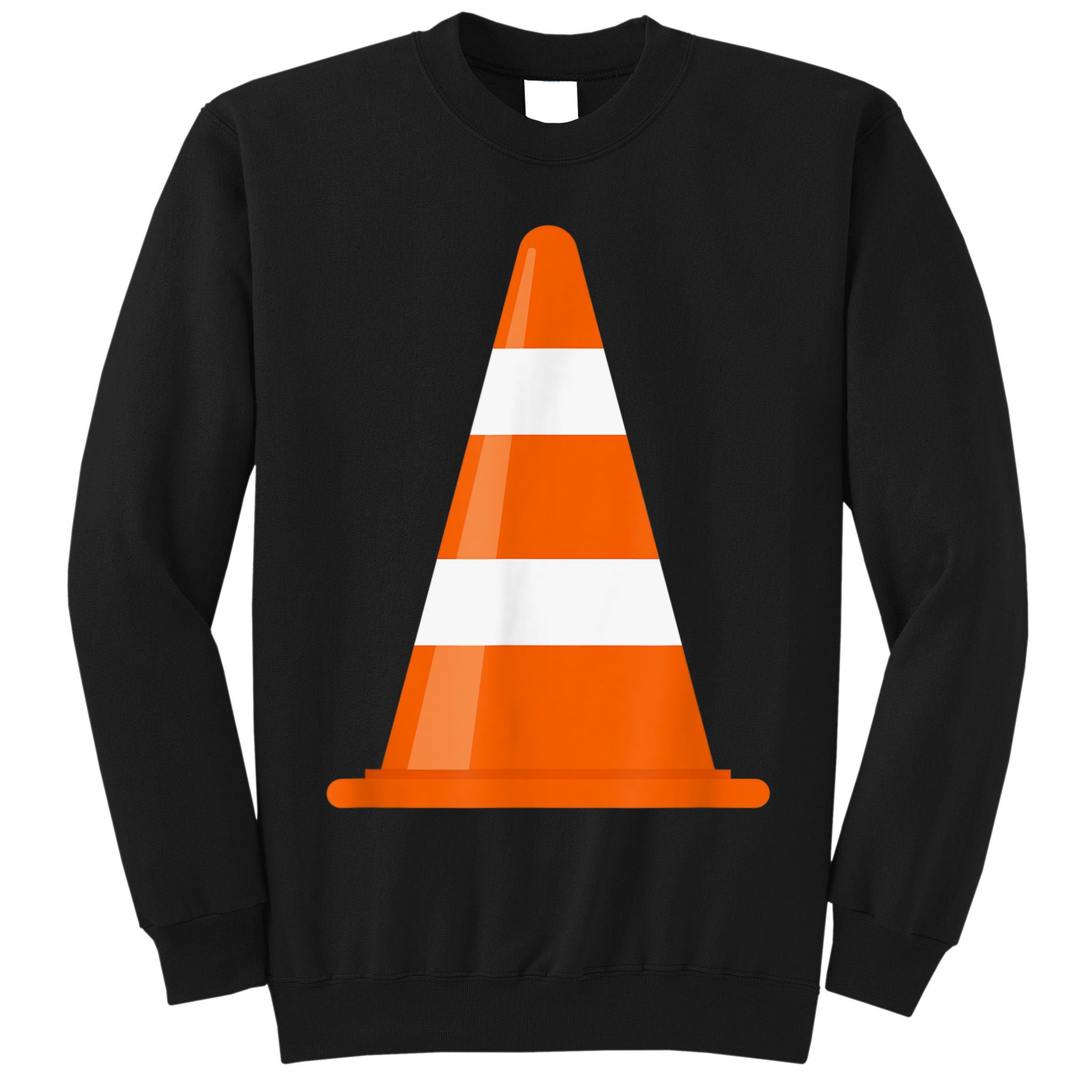 Funny Traffic Cone Costume Easy Simple Halloween Costumes Tall Sweatshirt