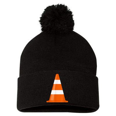 Funny Traffic Cone Costume Easy Simple Halloween Costumes Pom Pom 12in Knit Beanie
