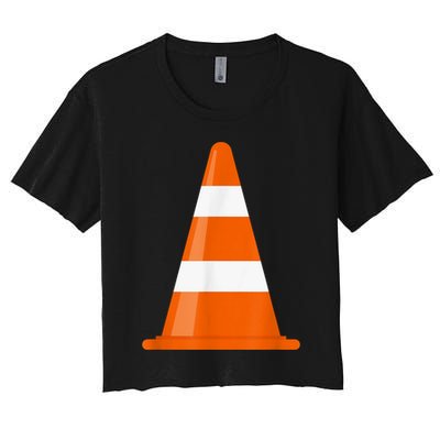 Funny Traffic Cone Costume Easy Simple Halloween Costumes Crop Top