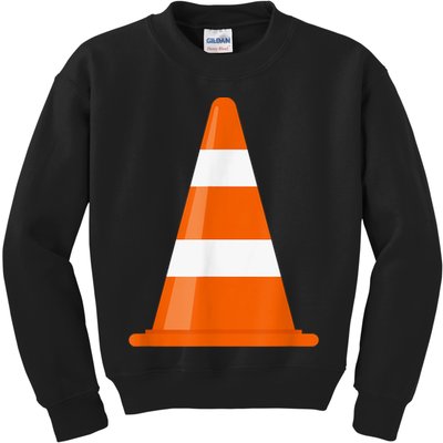 Funny Traffic Cone Costume Easy Simple Halloween Costumes Kids Sweatshirt
