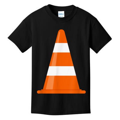 Funny Traffic Cone Costume Easy Simple Halloween Costumes Kids T-Shirt