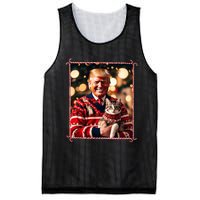 Funny Trump Christmas Sweater For Cat Lovers Mesh Reversible Basketball Jersey Tank