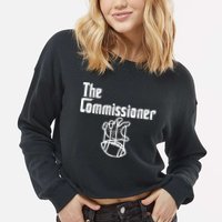 Funny The Commissioner Cropped Pullover Crew