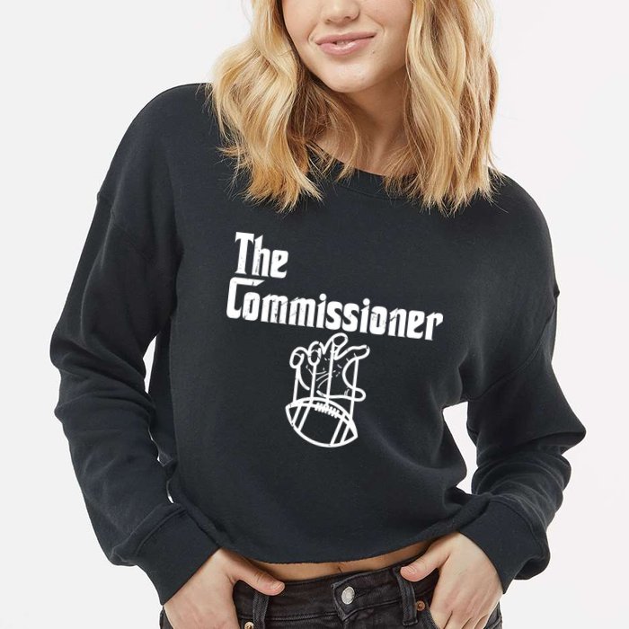 Funny The Commissioner Cropped Pullover Crew