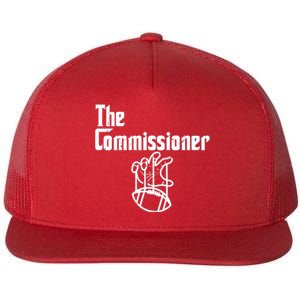 Funny The Commissioner Flat Bill Trucker Hat