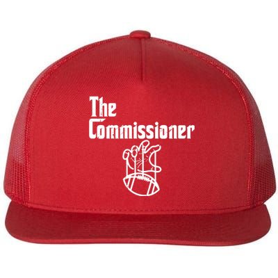 Funny The Commissioner Flat Bill Trucker Hat