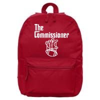 Funny The Commissioner 16 in Basic Backpack