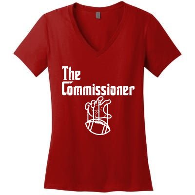 Funny The Commissioner Women's V-Neck T-Shirt