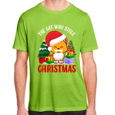 Funny The Cat Who Stole Christmas Cool Gift Adult ChromaSoft Performance T-Shirt