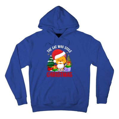 Funny The Cat Who Stole Christmas Cool Gift Hoodie