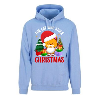 Funny The Cat Who Stole Christmas Cool Gift Unisex Surf Hoodie