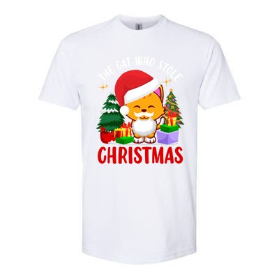 Funny The Cat Who Stole Christmas Cool Gift Softstyle CVC T-Shirt