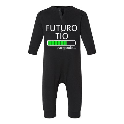 Futuro Tio Cargando Spanish Uncle Pregnancy Announcement Infant Fleece One Piece