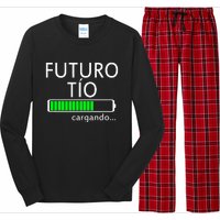 Futuro Tio Cargando Spanish Uncle Pregnancy Announcement Long Sleeve Pajama Set