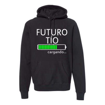 Futuro Tio Cargando Spanish Uncle Pregnancy Announcement Premium Hoodie