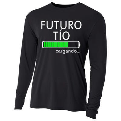 Futuro Tio Cargando Spanish Uncle Pregnancy Announcement Cooling Performance Long Sleeve Crew