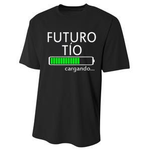 Futuro Tio Cargando Spanish Uncle Pregnancy Announcement Performance Sprint T-Shirt