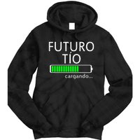 Futuro Tio Cargando Spanish Uncle Pregnancy Announcement Tie Dye Hoodie