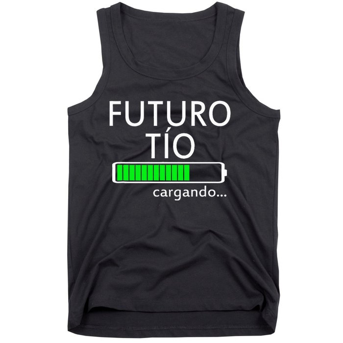 Futuro Tio Cargando Spanish Uncle Pregnancy Announcement Tank Top