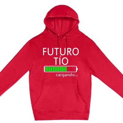 Futuro Tio Cargando Spanish Uncle Pregnancy Announcement Premium Pullover Hoodie