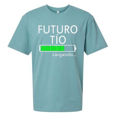 Futuro Tio Cargando Spanish Uncle Pregnancy Announcement Sueded Cloud Jersey T-Shirt