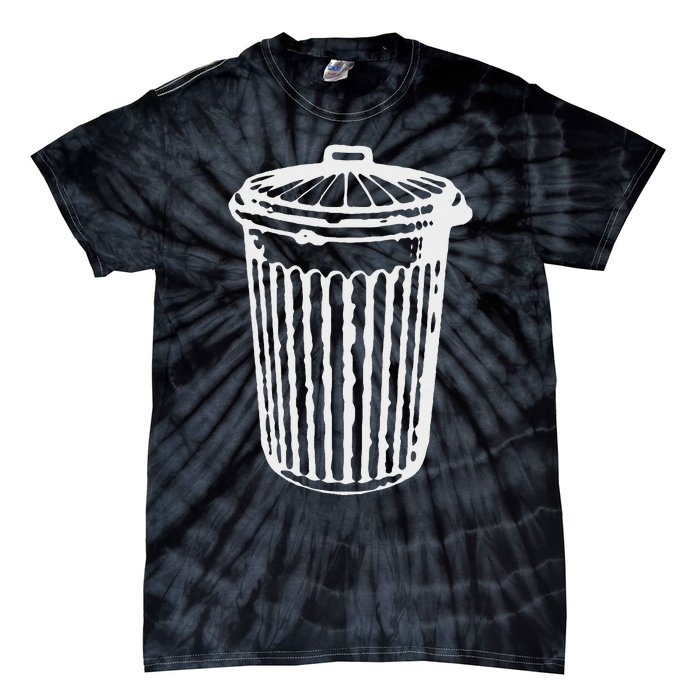 Fun Trash Can Garbage Day Tie-Dye T-Shirt