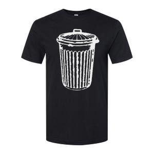 Fun Trash Can Garbage Day Softstyle CVC T-Shirt