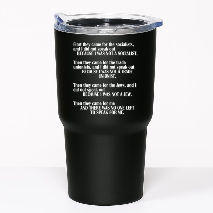 First They Came For The Socialists No One Left To Speak Poem  Tumbler