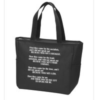 First They Came For The Socialists No One Left To Speak Poem  Zip Tote Bag